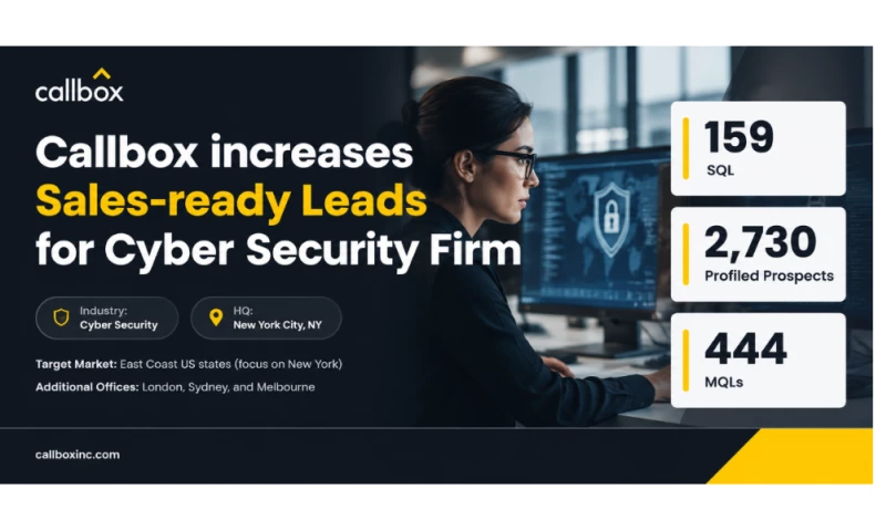 Callbox - Callbox increases Sales-ready Leads for Cyber Security Firm