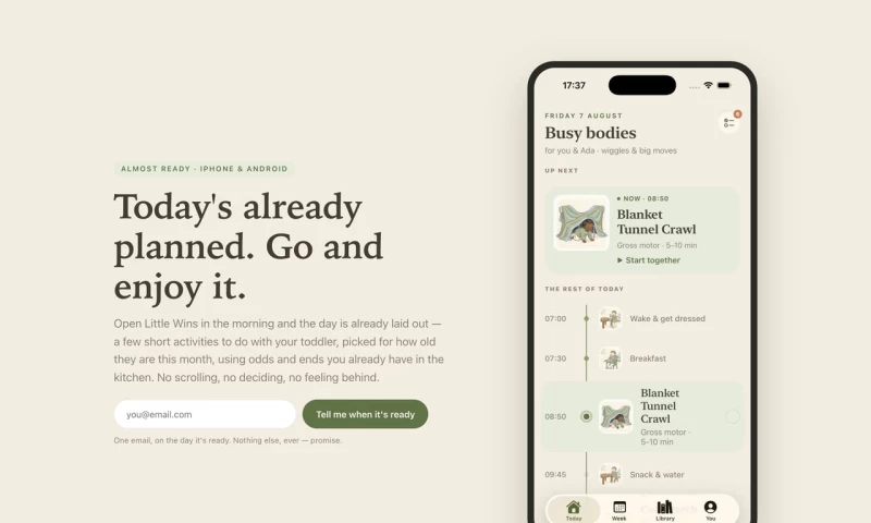 Brass Lantern Studios - Little Wins: toddler activity app for iOS and Android