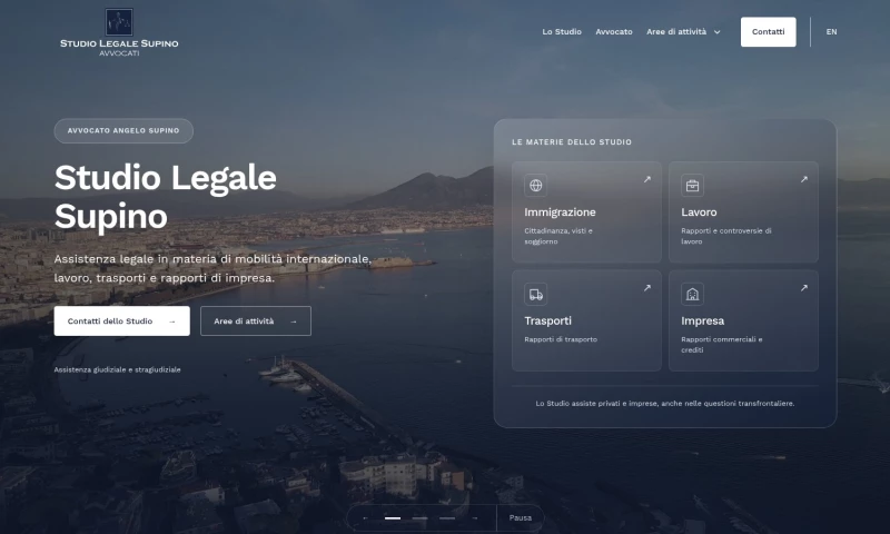 Skalo Agency - Studio Legale Supino: il sito che prenota