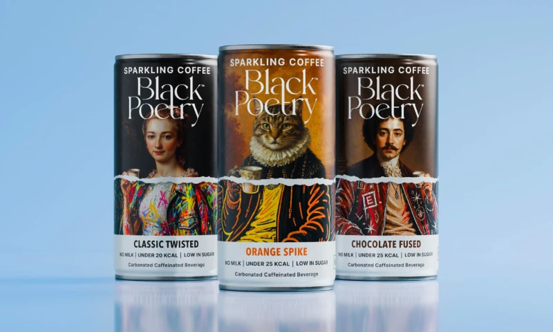 OPEN Strategy & Design - Black Poetry Sparkling Coffee
