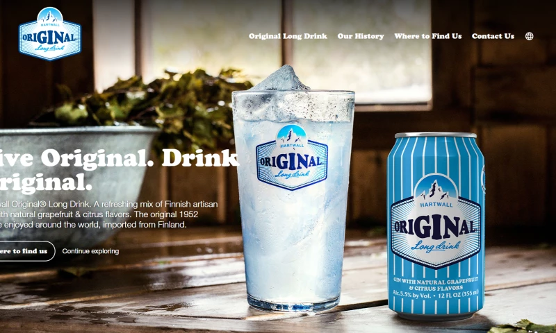 Vantage Communications - US Website - Hartwall Original Long Drink