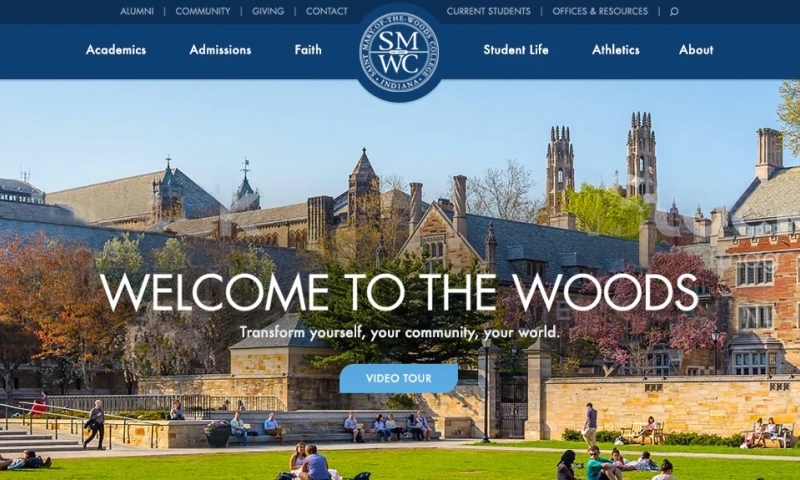 MJK Digital - St. Mary of the Woods College Responsive Website