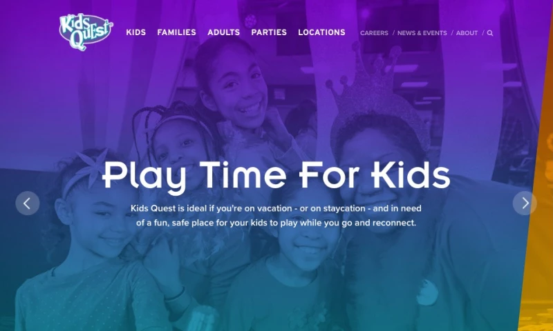 MJK Digital - Kids Quest Responsive Website