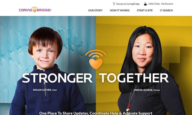 MJK Digital - CaringBridge Responsive Website