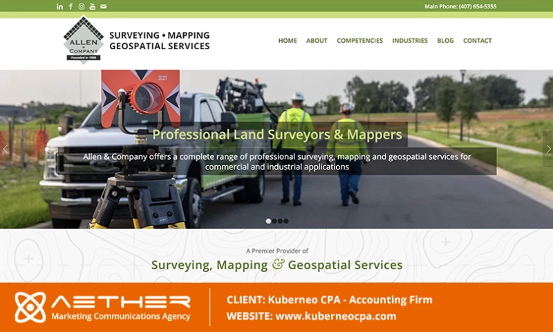 Allen & Company: Surveying, Mapping & Geospatial Svcs.