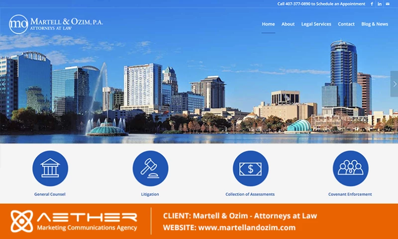 AETHER Marketing Communications - Martell & Ozim: Community Association Law Firm