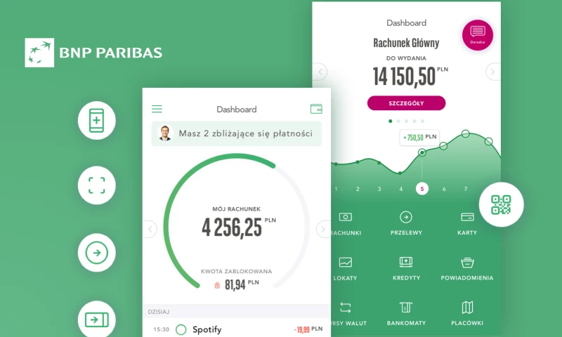 BNP Paribas - Simple in-app bank account management