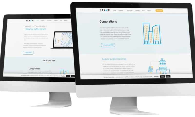 Direction - SEO & Web Design for a Big Data Startup