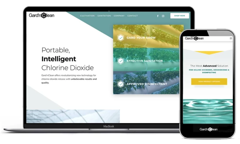 Idea Swell - E-Commerce Web Design for Gard'nClean