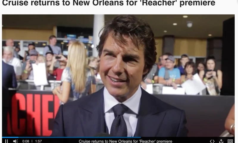 Associated Press - Jack Reacher Interview with Tom Cruise