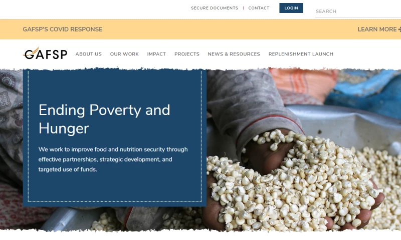 WORLD BANK The Global Agriculture and Food Security Program (GAFSP)