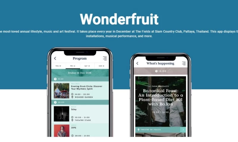 Wonderfruit - Event App