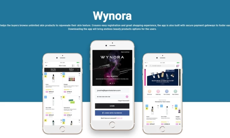 Sparx IT - Wynora - Beauty Product App