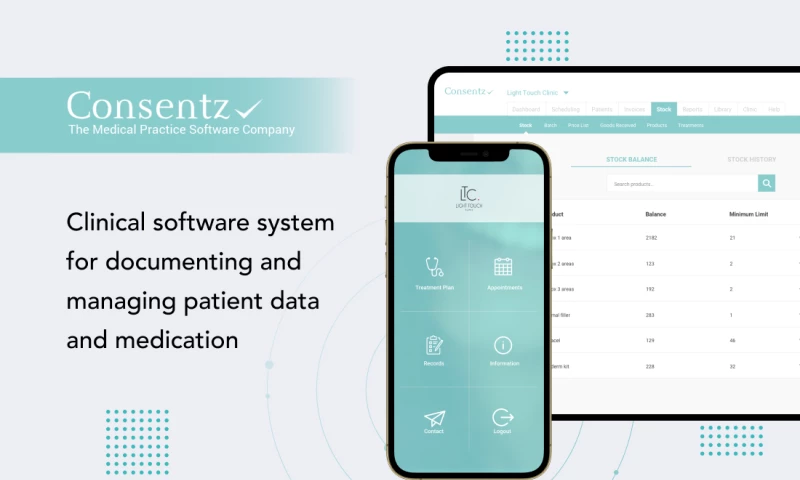 Ekreative - Clinical software system for documenting and managing patient data and medication