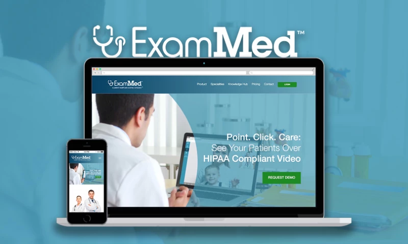 Intrepy Healthcare Marketing - Website Design - ExamMed Telemedicine
