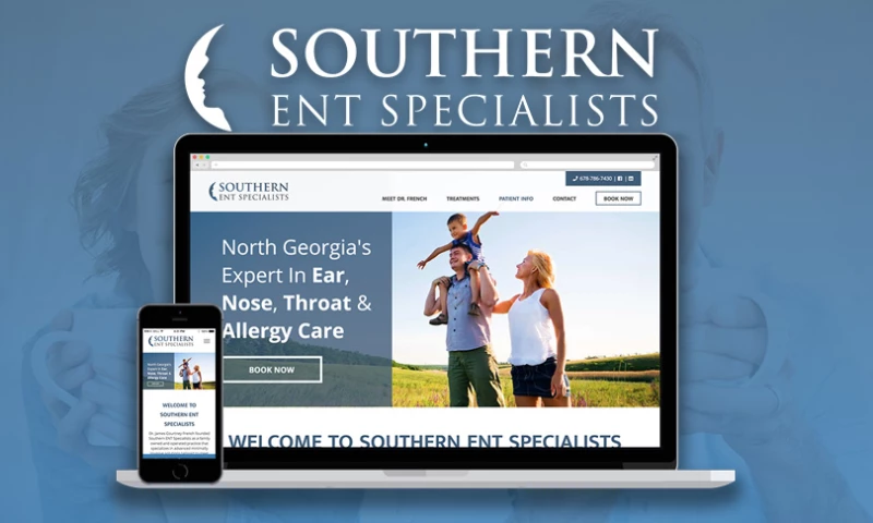 Intrepy Healthcare Marketing - Medical Website Design - Ear, Nose & Throat Practice