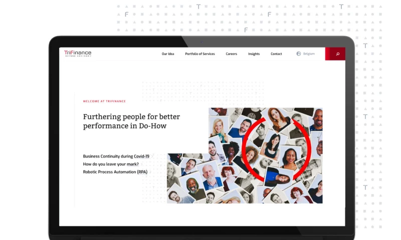 DPDK - Trifinance: A fresh digital face for a bold finance consultancy company