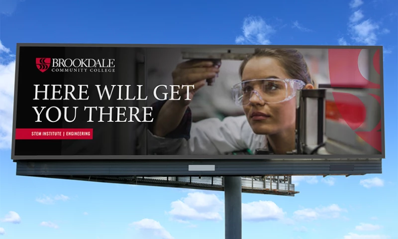 Here will get you there. Client: Brookdale Community College