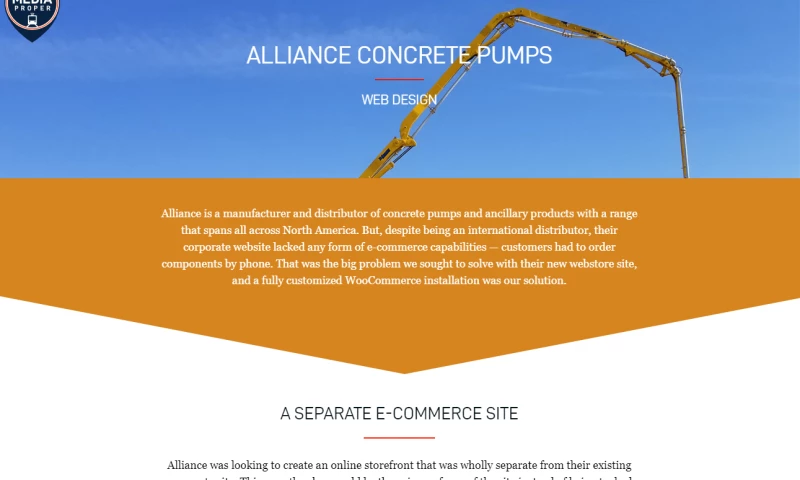 Media Proper - Alliance Concrete Pumps