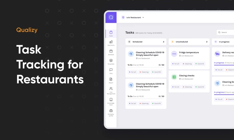 Cieden - Task Tracking Tool for Restaurants