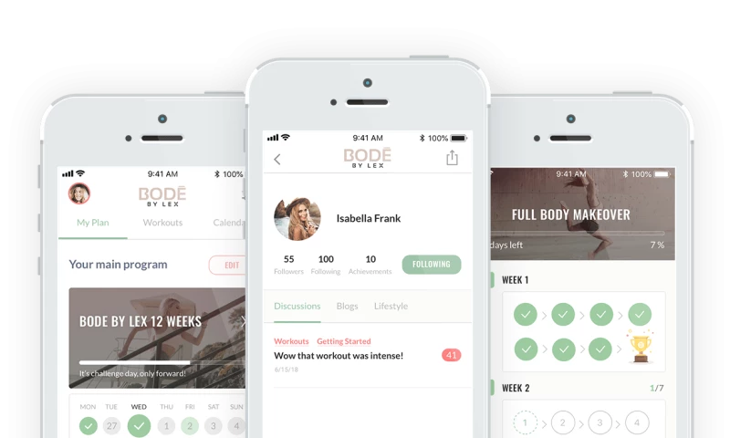 Bode By Lex Fitness App