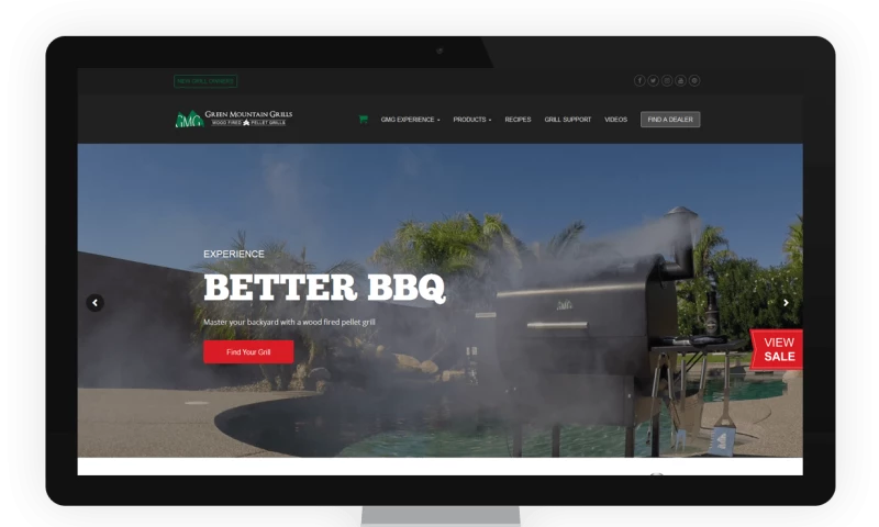 Green Mountain Grills Website