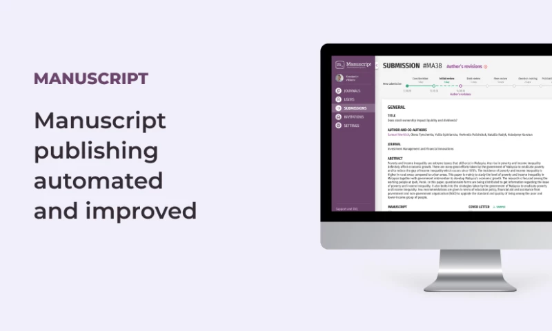 MindK - Manuscript | Publishing Workflows fully Digitized