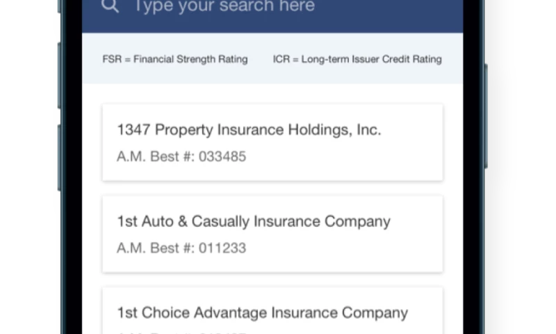 New Mobile App for AM Best