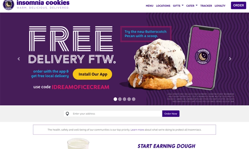 Brainvire Infotech - Insomnia Cookies