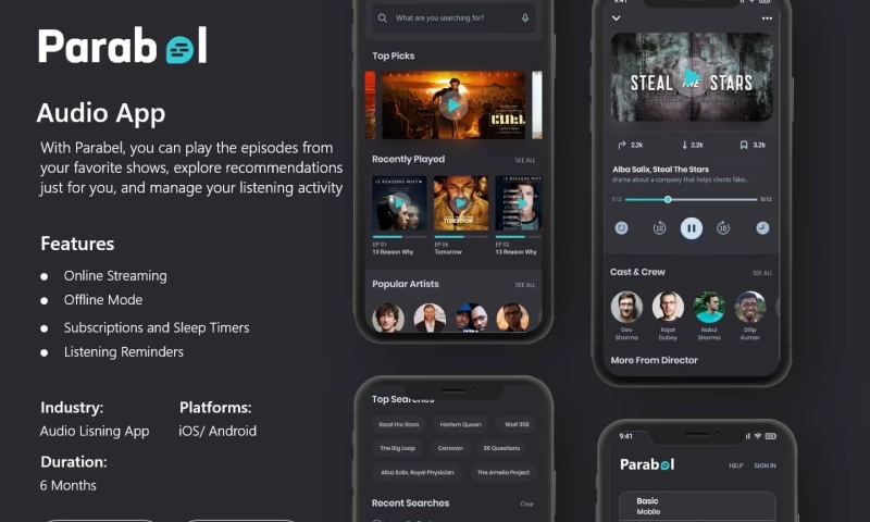 TecOrb Technologies - Audio Podcast Application