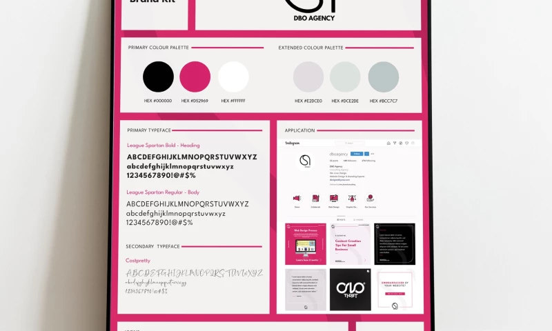 DBO Agency - Social Media Brand Kit Design