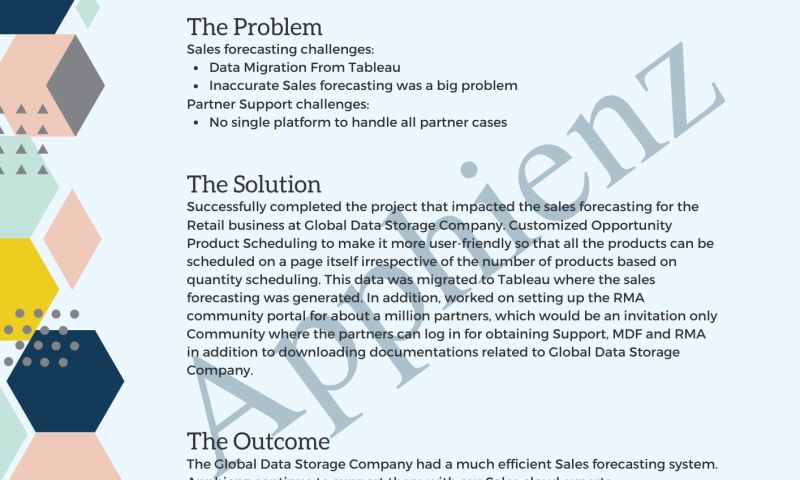 Apphienz - Global Data Storage Company Case Study