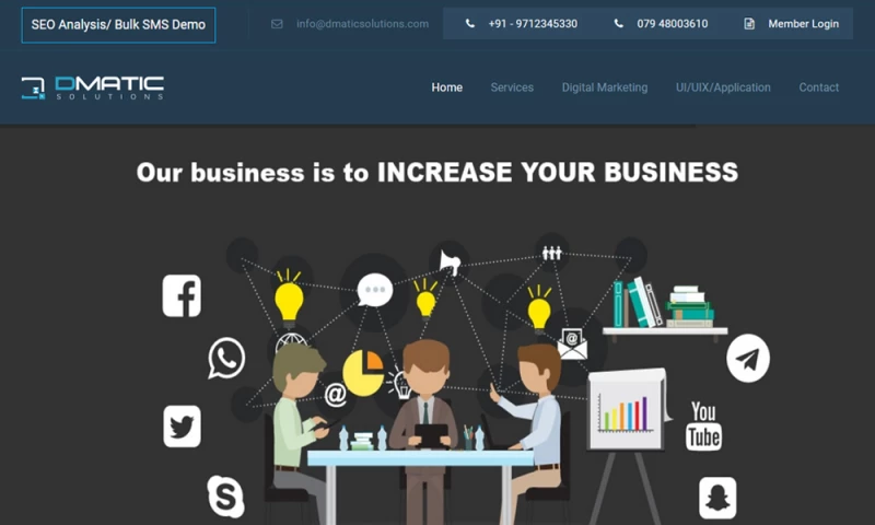 Digital Infoways - SEO Work For Dmatic Solution