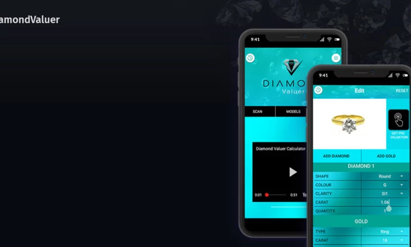 iWebServices - Diamond Price Valuation Tool through Apps & Website