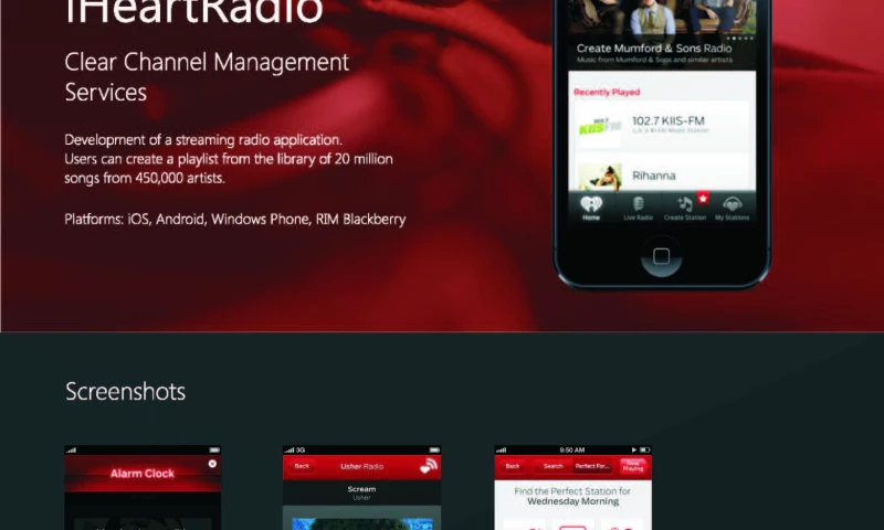 Qulix Systems - iHeartradio, Mobile application development
