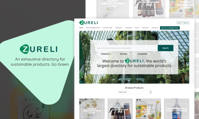 Intuz - Green Sustainable Products Directory Application