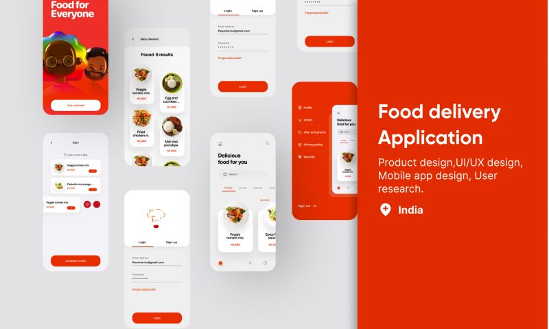 Wingix - Food delivery App