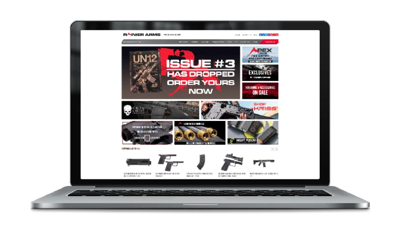 RAINIER ARMS eCOMMERCE STORE - M2