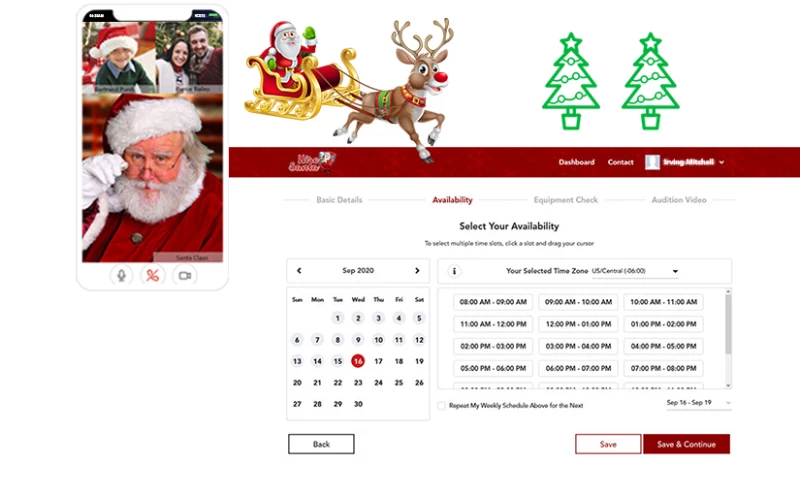 Hire Santa - Live Video Call with Santa Claus