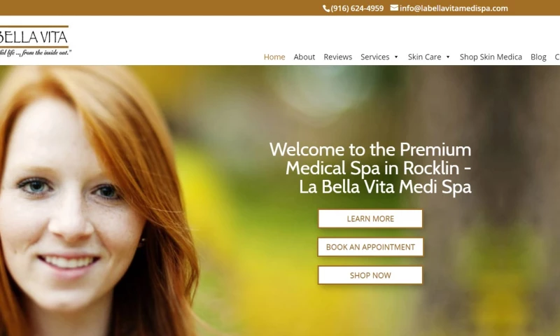 La Bella Vita Medi Spa Website