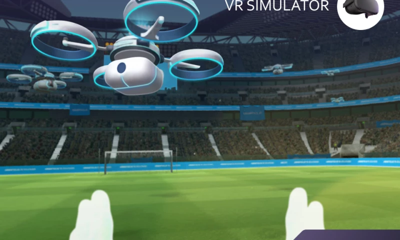 VR app for an electronics exhibition