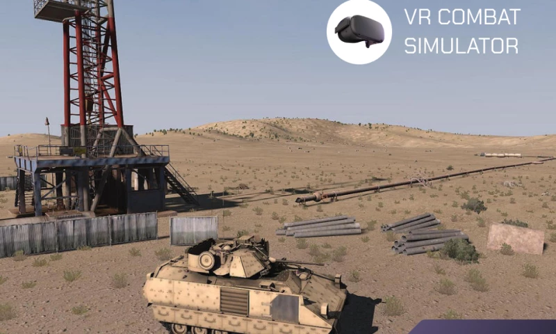VR combat simulator for the Military