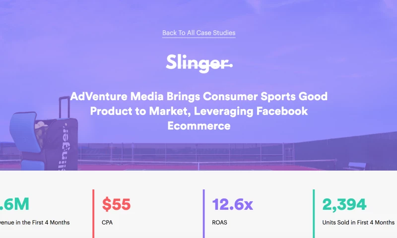 AdVenture Media Brings Consumer Sports Good Product to Market, Leveraging Facebook Ecommerce
