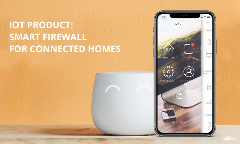 IoT Application Development for smart home firewall device