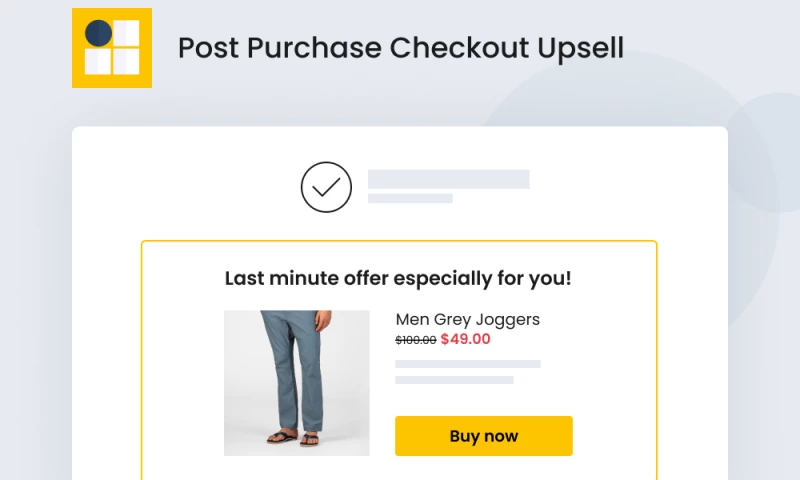 SpurIT - Post Purchase Checkout Upsell