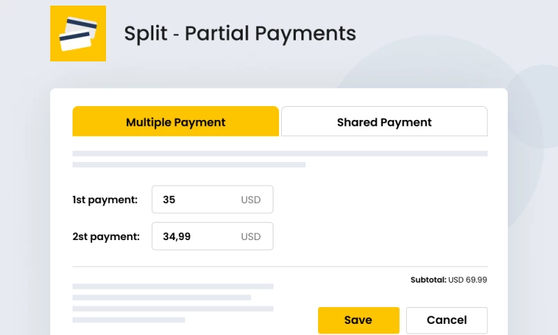 SpurIT - Split ‑ Partial Payments