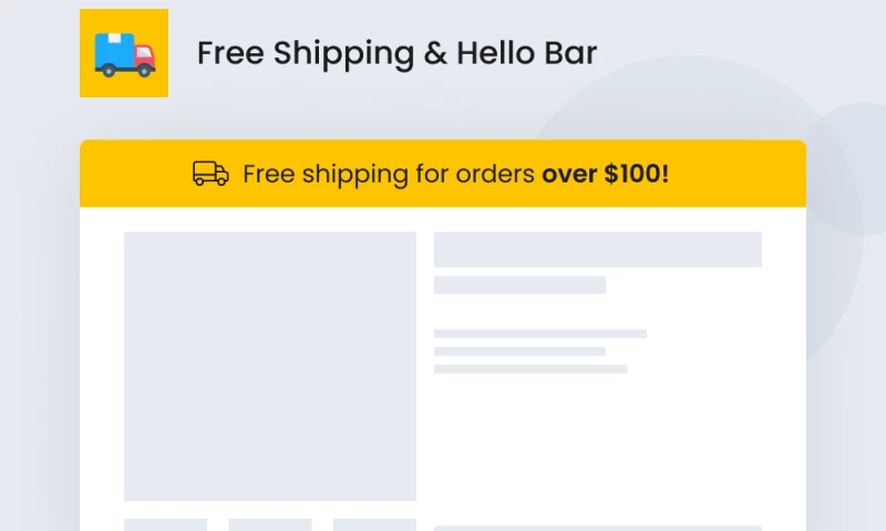 SpurIT - Free Shipping & Hello Bar