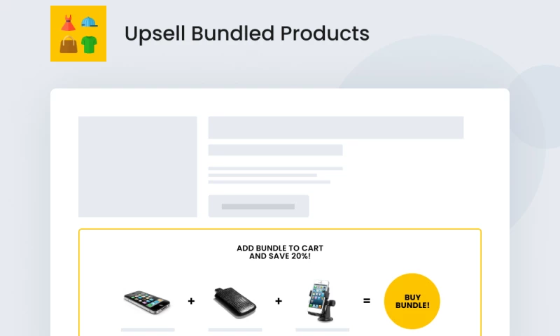 SpurIT - Upsell Bundled Products
