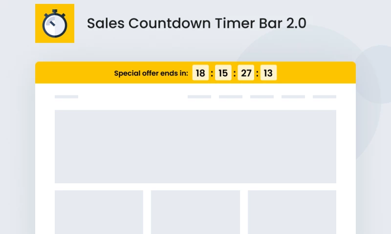 SpurIT - Sales Countdown Timer Bar 2.0