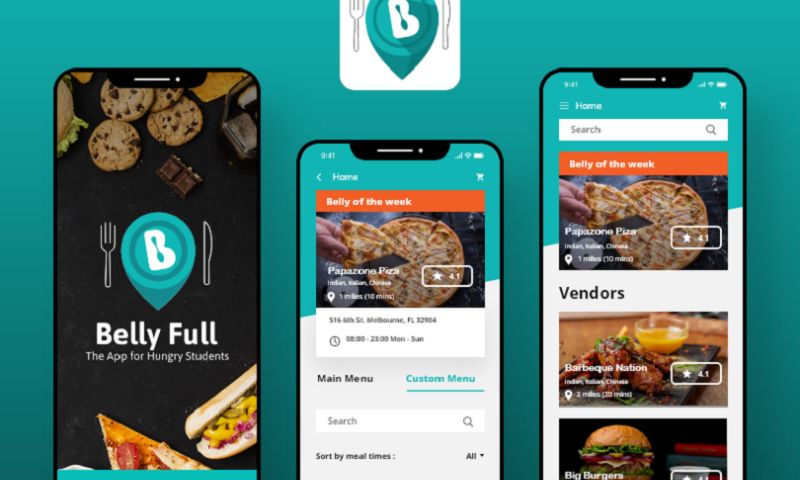 Arka Softwares - Belly Full - Food Delivery App